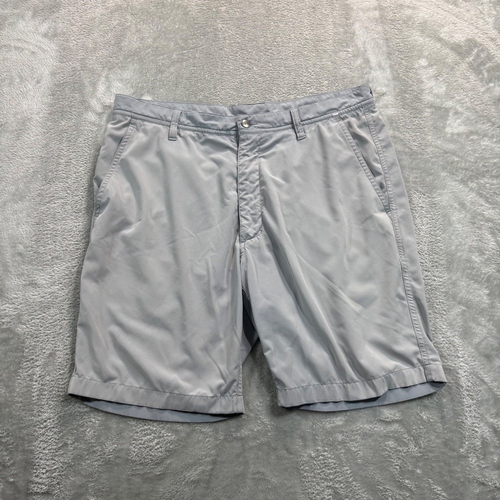 FootJoy Golf Shorts Mens 34 Light Gray Performance Stretch Flat Front Active